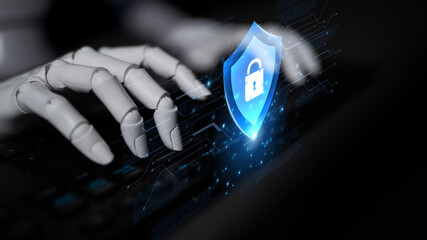 A smart AI assistant acts as a digital security shield, offering active network protection. This...