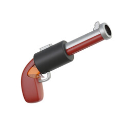 Pirate Pistol 3D Icon