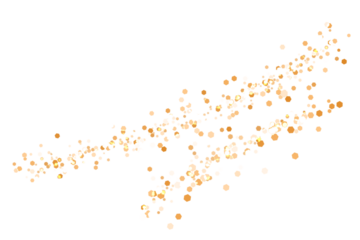 Abstract bokeh lights on transparent background