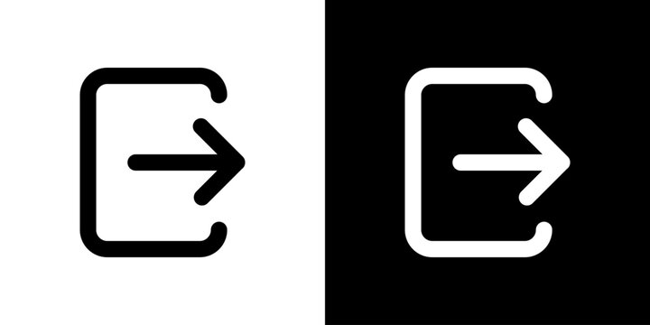 ログアウトのアイコン