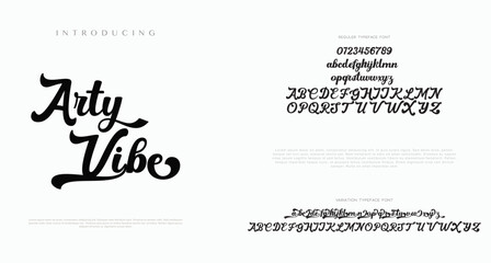 Elegant font, Arty type and luxury typeface, vector royal English alphabet. elegant classic letters in minimal line