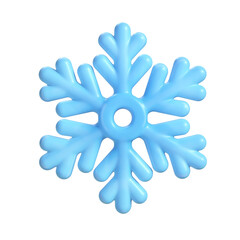 A 3D stylized red mug filled with hot chocolate and two white marshmallows.