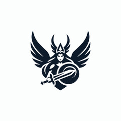 Valkyrie Goddess Logo