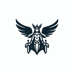 Valkyrie Goddess Logo