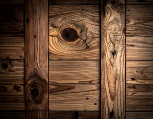 Rustic Wood Texture with Knot and Grain Details.
