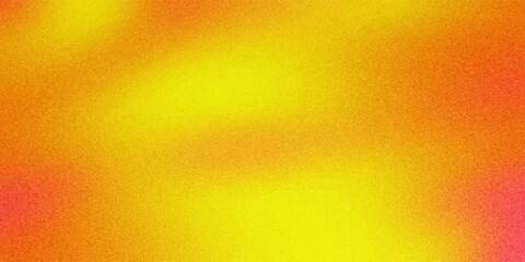 Orange Yellow Gradient Abstract Background. Colorful Red Radiant Blurred Gradient with Grain Texture Effect Good For Wallpaper, Poster, copy space
