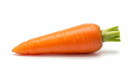 carrot isolated on white