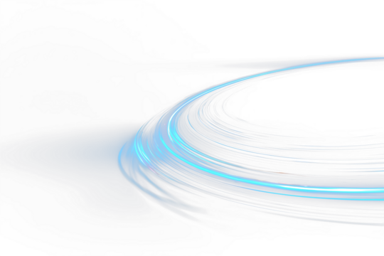 Abstract beam png luminous blue wave design.
