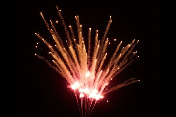Firework fireworks black background illuminated.