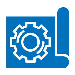 mechanical planning icon
