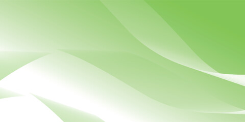 Abstract light green background with smooth, flowing white waves and gradients.