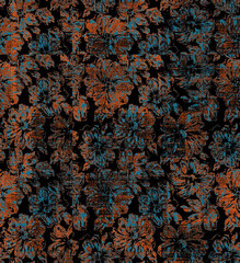 Masculine geometric glitch seamless pattern. Distorted natural earth tones colors white retro geo shape for men fashion. Modern retro light style design swatch masculine geometric glitch seamless 
