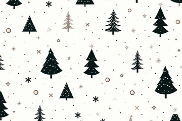 Obraz premium Christmas day christmas backgrounds pattern.