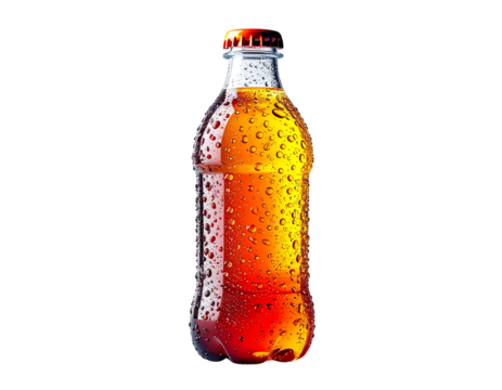 Photo of soda beverage bottle isolated on transparent background png