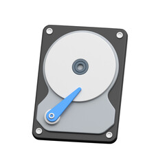 Take a look at thai amazing 3d style illustration of hard drive