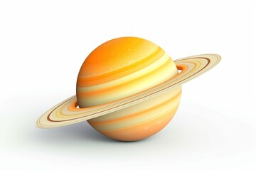 Planet space white background astronomy.