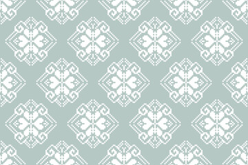 Ethnic geometric seamless pattern abstract pattern vector design for all types of printing and Textiles	