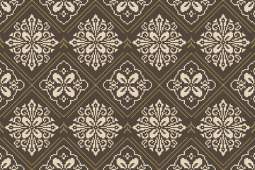 Ethnic geometric seamless pattern abstract pattern vector design for all types of printing and Textiles	