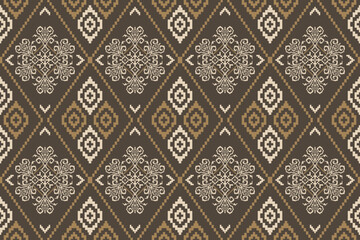 Ethnic geometric seamless pattern abstract pattern vector design for all types of printing and Textiles	
