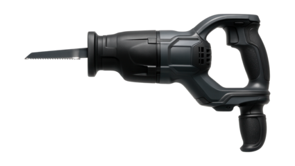 Versatile reciprocating saw with a rotating handle for custom cabinetry cuts.