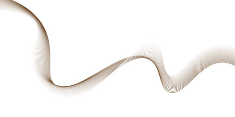 Minimal waveform frequency futuristic energy sound technology concept background.brown wave curve liner minimalist concept poster illustration,presentations, branding, and modern creative projects,