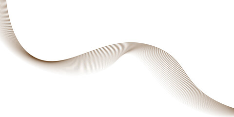 Minimal waveform frequency futuristic energy sound technology concept background.brown wave curve liner minimalist concept poster illustration,presentations, branding, and modern creative projects,