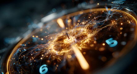 Time and countdown around the technology duration moment progress patience and cycle create a captivating scene