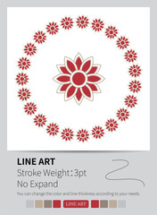Four elegant ornamental scroll design elements form a beautiful classic decorative border frame.