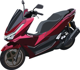 Modern motorbike.eps