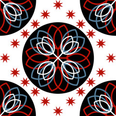 Geometric Ethnic 
traditional seamless , Aztec, tribal. Hmong, Native American Indian, Pattern design for wrap, carpet, decorative illustion
