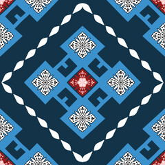 Geometric Ethnic 
traditional seamless , Aztec, tribal. Hmong, Native American Indian, Pattern design for wrap, carpet, decorative illustion
