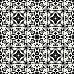 black and white seamless pattern