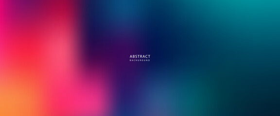 Abstract blurred gradient background with vivid cyan, deep blue, violet, and orange hues. A soft, dreamy, and modern color blend ideal for wallpapers, digital art, presentations, and web design 