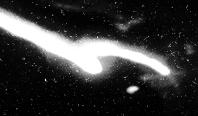 Large dry ink texture with a transparent background