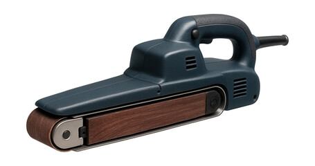 Extended belt sander for woodworking shops.