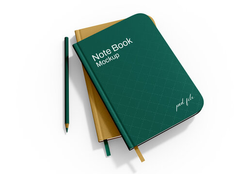 Two Notebook Mockup Template