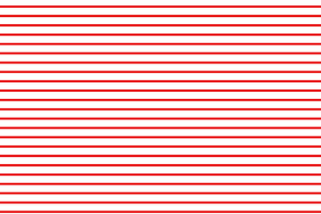 Naklejka premium Red Line Pattern | Parallel Horizontal Stripes for Design, Optical, and Abstract Concepts, transparent png