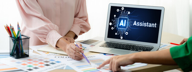 Generative AI virtual assistant tools for prompt engineer and user for ease of engage artificial intelligence AI technology help people to work with generative AI functions by prompting the AI brisk