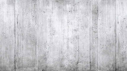 Obraz premium An aged and textured concrete wall with vertical grain patterns and slight color variations. The wall's surface showcases the raw aesthetic of construction