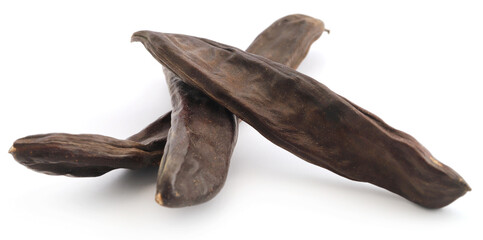 Carob fruit of Mediterranean area