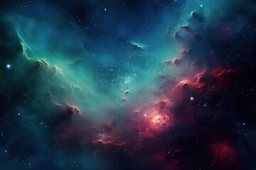 Obraz premium Cosmic nebula space backgrounds astronomy.
