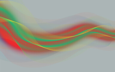 Futuristic grey white abstract background. Abstract gradient wave background. Shiny wavy lines pattern for banner, wallpaper and cover. Vector illustration.