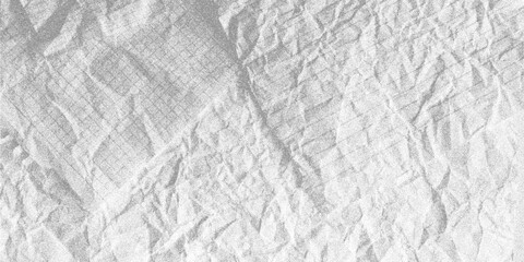 Stippled crumpled paper sheet grunge craft overlay texture with halftone gradient vector illustration. Old vintage crumpled stipple paper grunge punk overlay craft background