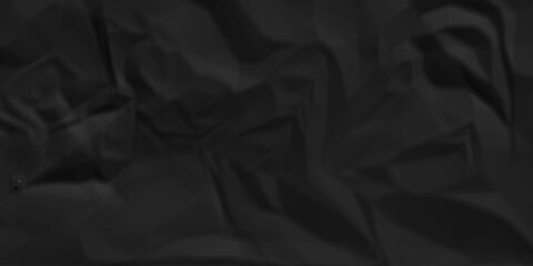 Dark black crumpled paper background texture pattern overlay. wrinkled high resolution arts craft and Seamless white crumpled paper.	
