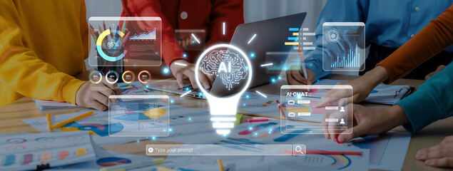 A user interface for a generative Artificial Intelligence platform. This creative tool uses machine learning for data analysis, content creation, and sparking new ideas. Fermion © InfiniteFlow