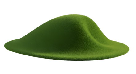 Abstract Green Hill Covered in Grass Texture landscape