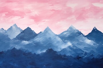 Fototapeta premium Mountain art backgrounds landscape.