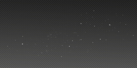 christmas light effect with glitter sparkle magic dust card white glow	