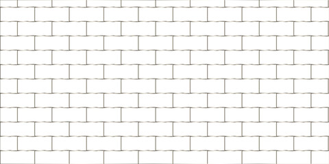 Fototapeta premium White brick wall background. architecture construction stone block brick wallpaper. seamless building cement concrete wall grunge background. 
