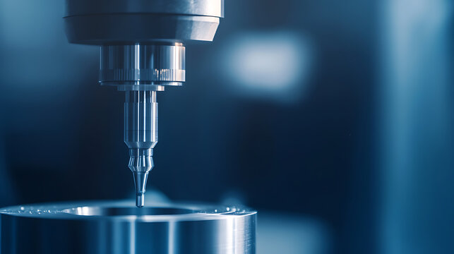 Precision machinery at work, cutting-edge technology on display, intricate design in metallic focus. Industrial innovation with metallic gleam. Engineering excellence.